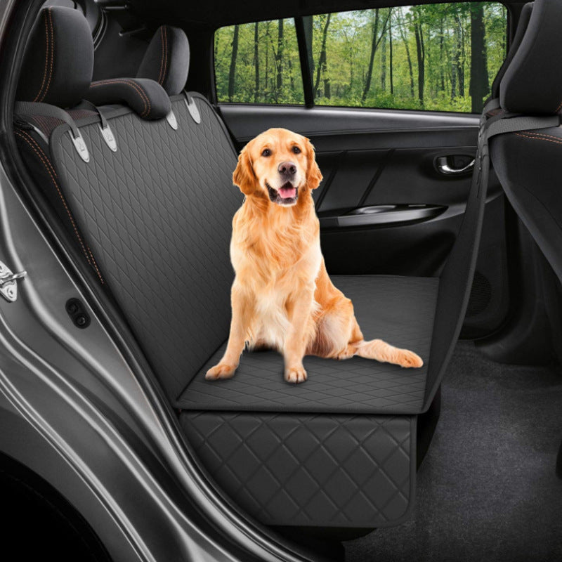 Durable Dog Car Rear Seat Cover with Mesh – Ultimate Travel Protector - Paw Storify