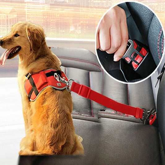 Adjustable Pet Seat Belt For Car Safety - Paw Storify