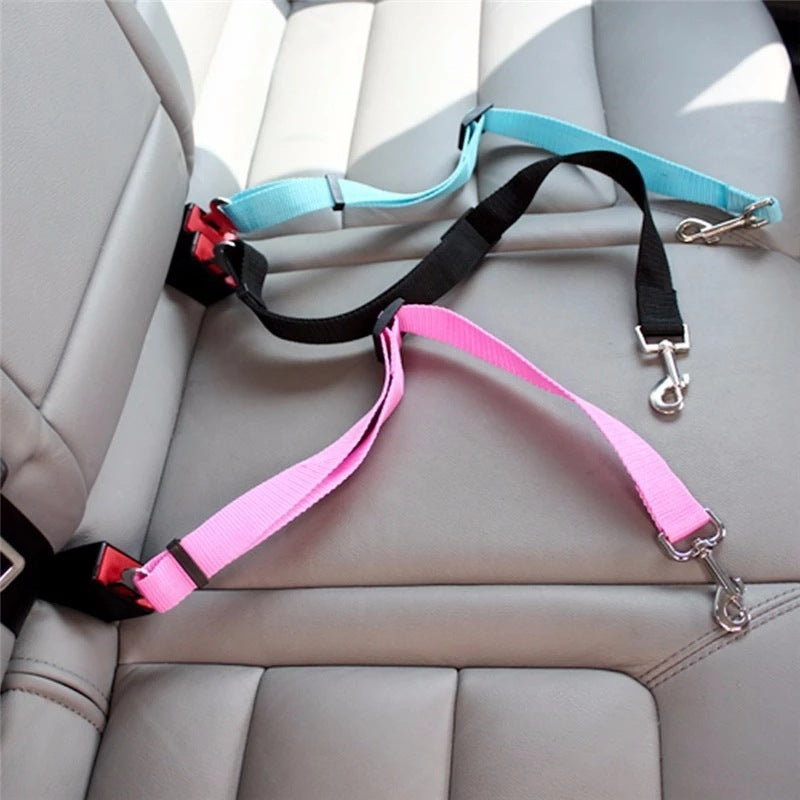 Adjustable Pet Seat Belt For Car Safety - Paw Storify