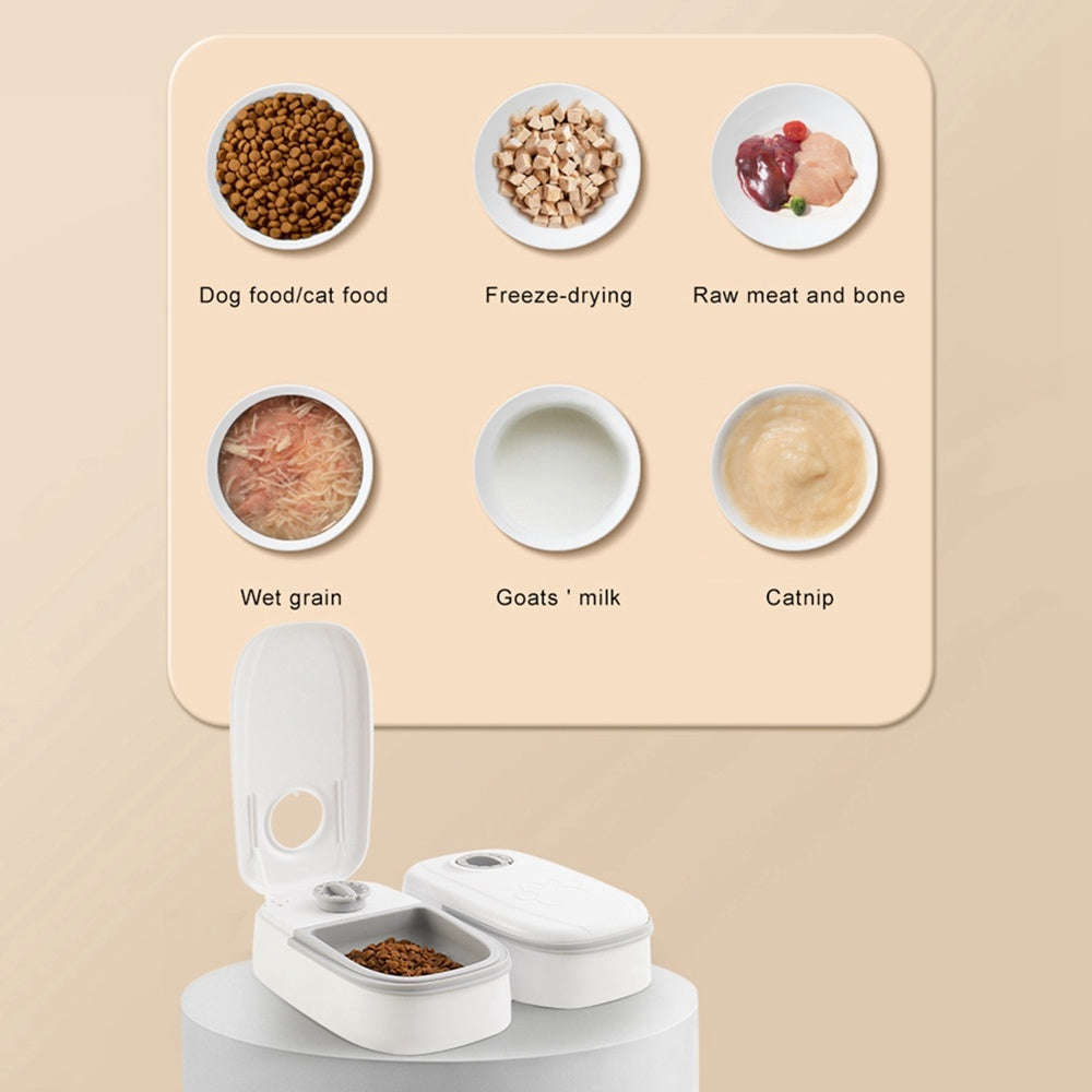 Smart Automatic Pet Feeder for Dogs & Cats – Timer Feeding - Paw Storify