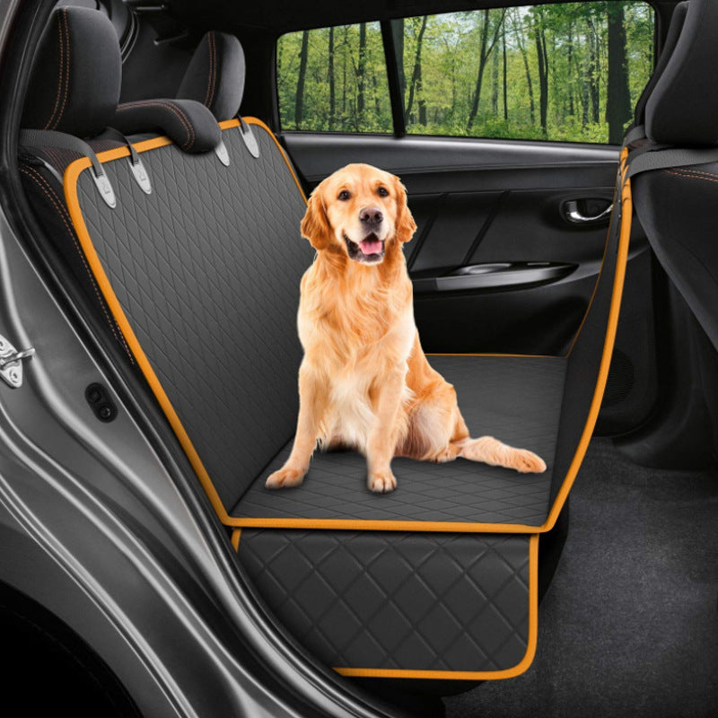 Durable Dog Car Rear Seat Cover with Mesh – Ultimate Travel Protector - Paw Storify