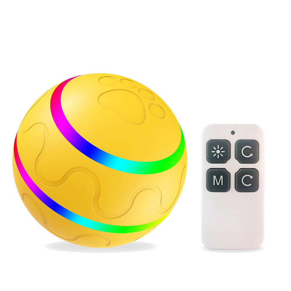 Smart USB Cat Ball Toy - Self-Rotating Interactive Play Ball - Paw Storify