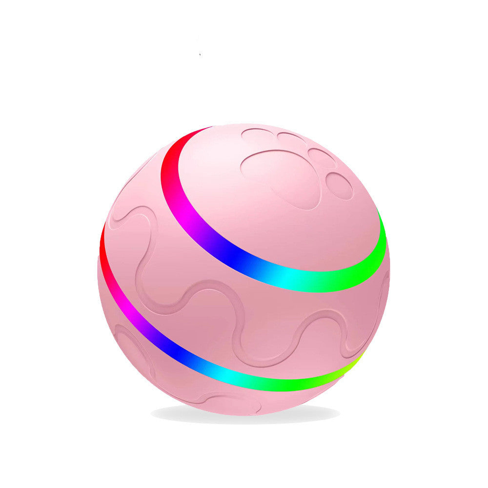 Smart USB Cat Ball Toy - Self-Rotating Interactive Play Ball - Paw Storify