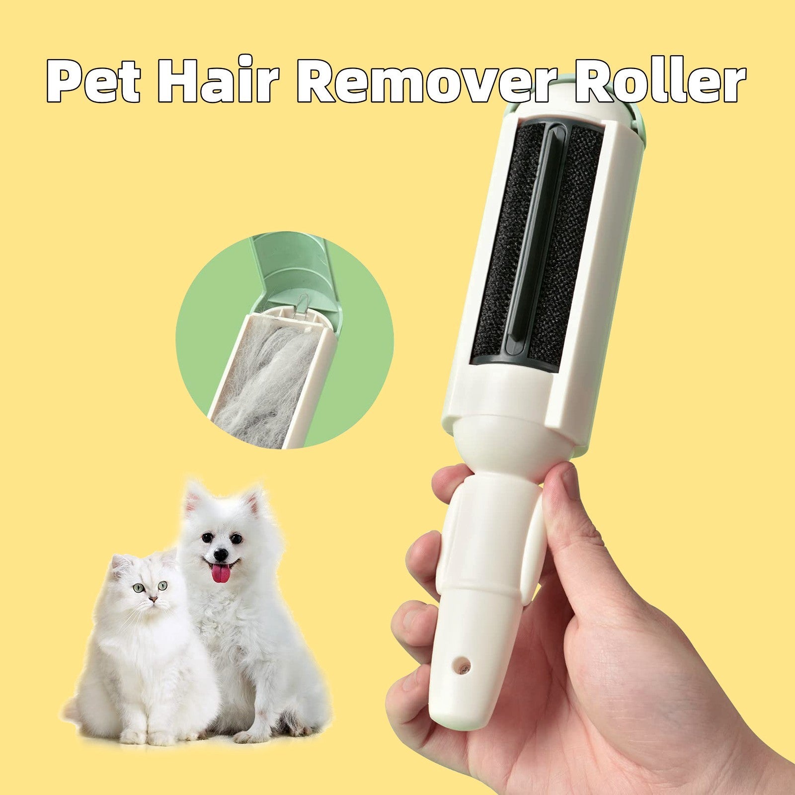 Ultimate Pet Hair Remover Roller for Couch, Car, Bedding & Clothes - Paw Storify