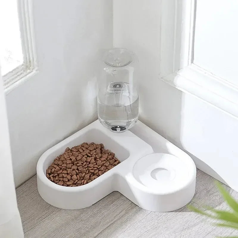 Double Dog & Cat Bowl Set – Easy Feeding Solution - Paw Storify