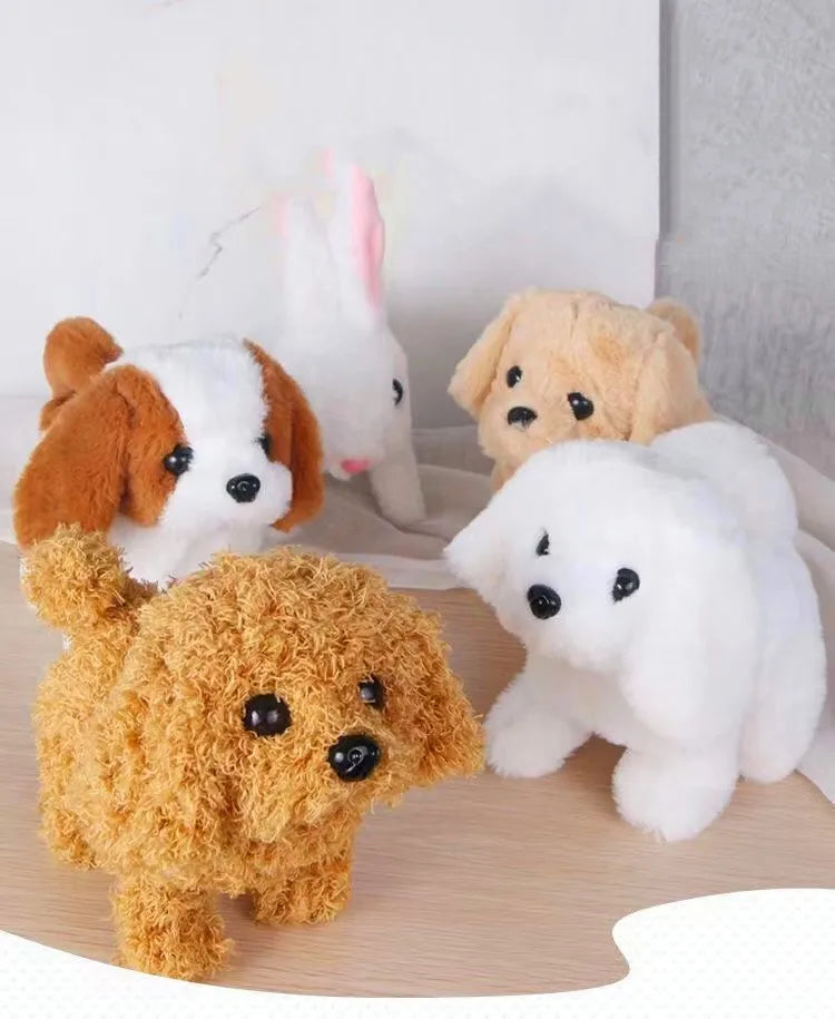 Cuddly Walking Toy Dog for Baby with Barking & Wagging Tail - Paw Storify