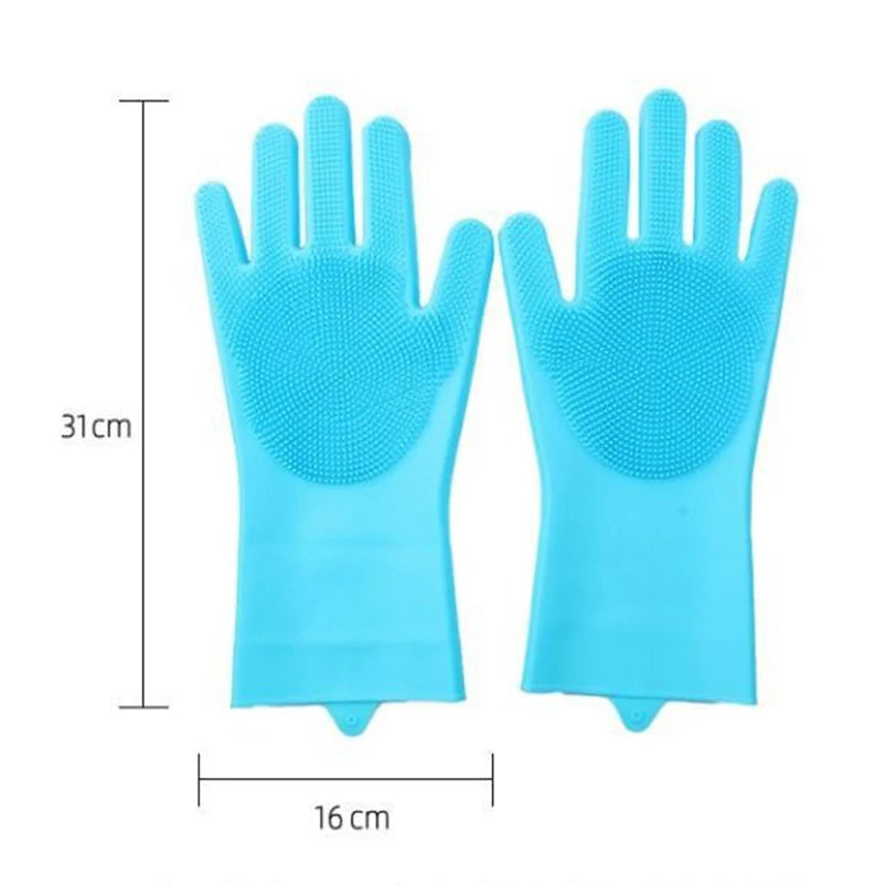 Pet Bath Silicone Gloves: Brushes & Scrub for Dogs and Cats - Paw Storify