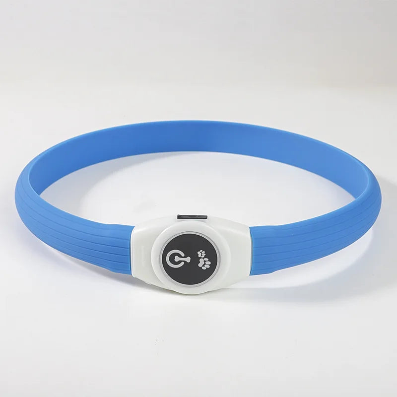 LED Luminous Dog Collar – USB Rechargeable, Waterproof & Safe - Paw Storify