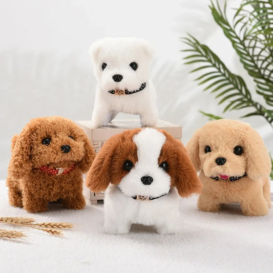 Cuddly Walking Toy Dog for Baby with Barking & Wagging Tail - Paw Storify