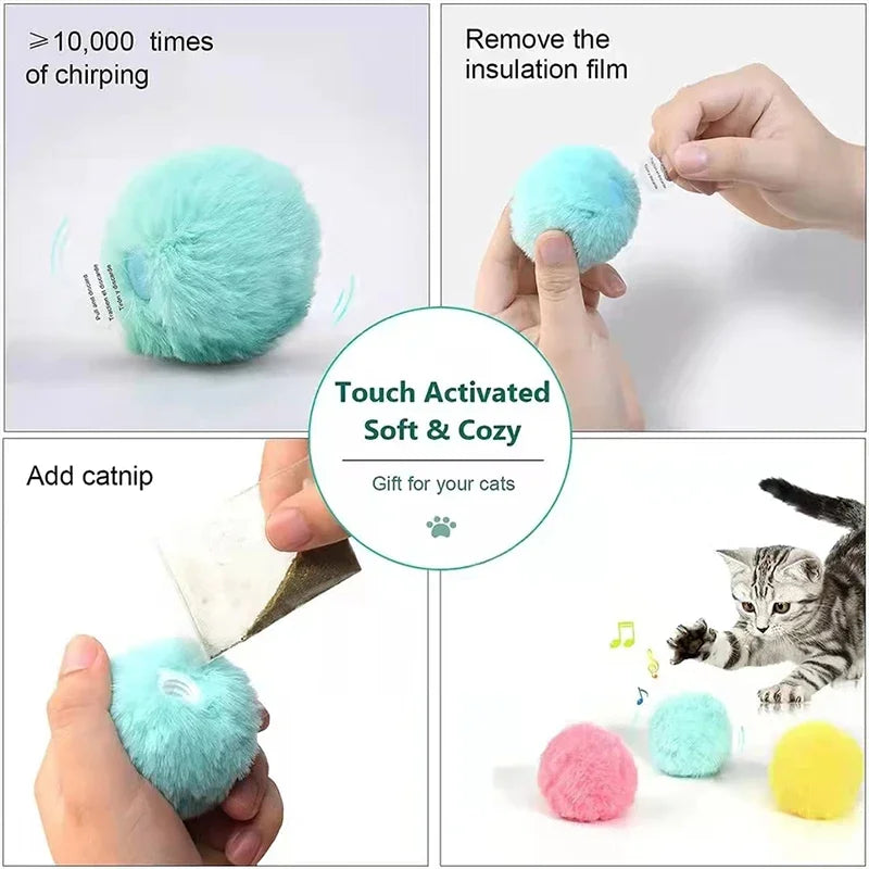 Interactive Cat Toy: Realistic Sounds for Active Play - Paw Storify