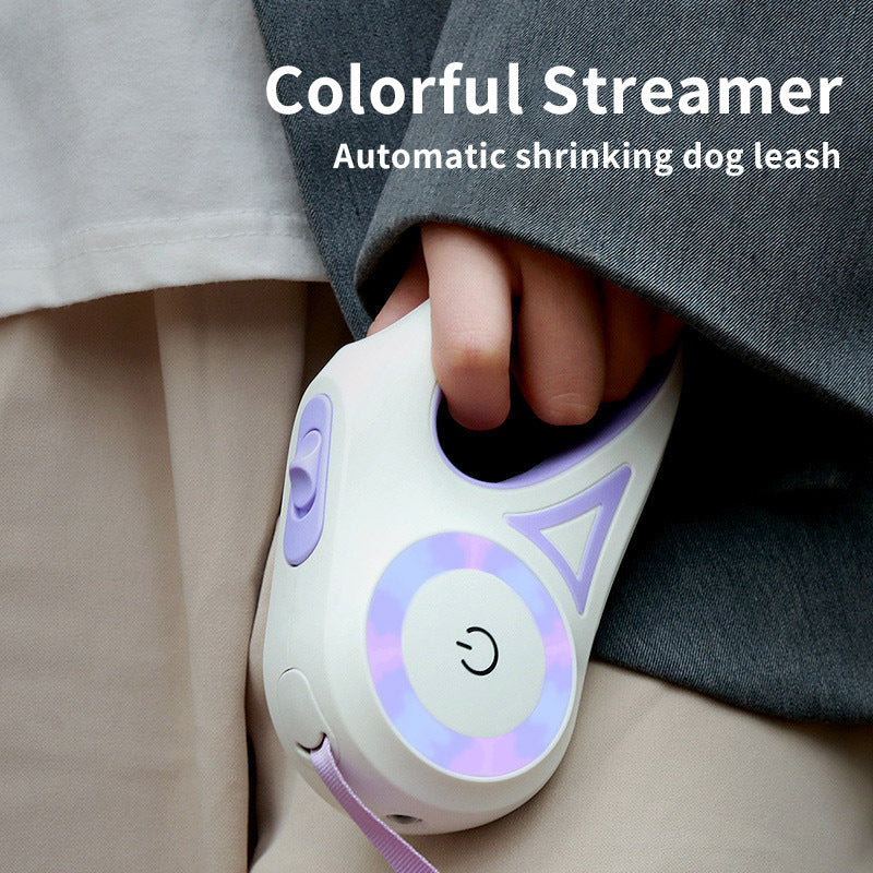 Retractable Dog Leash & Collar with Spotlight for Extra Safety - Paw Storify