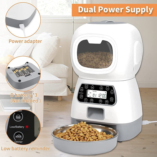 Super Smart Automatic Pet Feeder with App Control & Timer - Paw Storify