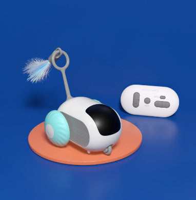 Interactive USB Cat Car Toy – Remote Control & Self-Moving - Paw Storify