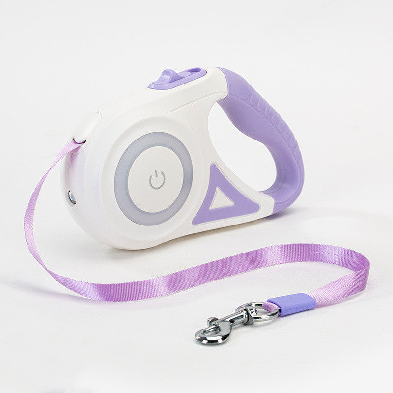 Retractable Dog Leash & Collar with Spotlight for Extra Safety - Paw Storify